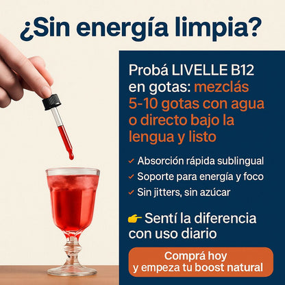Vitaminas B12 Líquidas - Sabor Frambuesa
